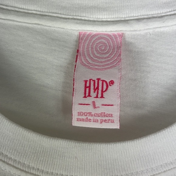 Hyp tshirt Performance Cycle print studded Sz L - Picture 6 of 7